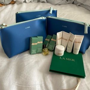 La Mer samples and bags